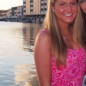 Beautiful pink Mumu romper!